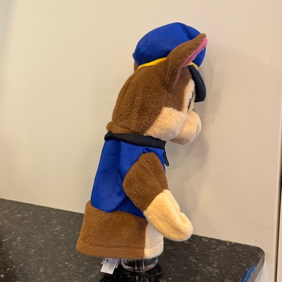 Paw Patrol CHASE German Shepard Pup Blue Uniform Plush Hand Puppet by Gund - Picture 5 of 7